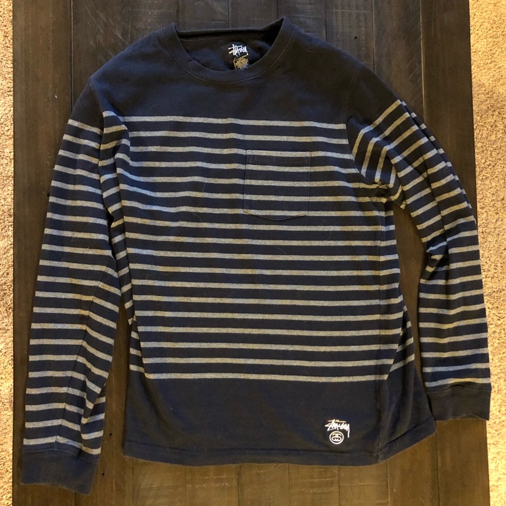 Stussy heavy long sleeve with pocket